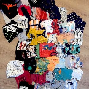 52 piece newborn to 3M lot of clothes